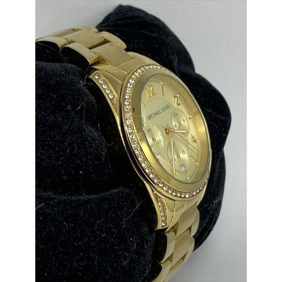 Michael Kors Blair MK5166 Women's Gold Stainless Steel Analog Dial Watch MP856 - Picture 5 of 12